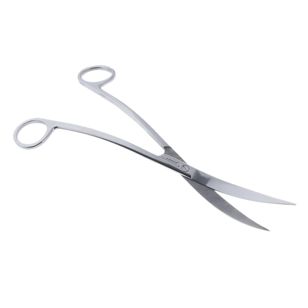 304 Stainless Steel Scissors Plants Aquascaping Tools 21cm Wave Scissor