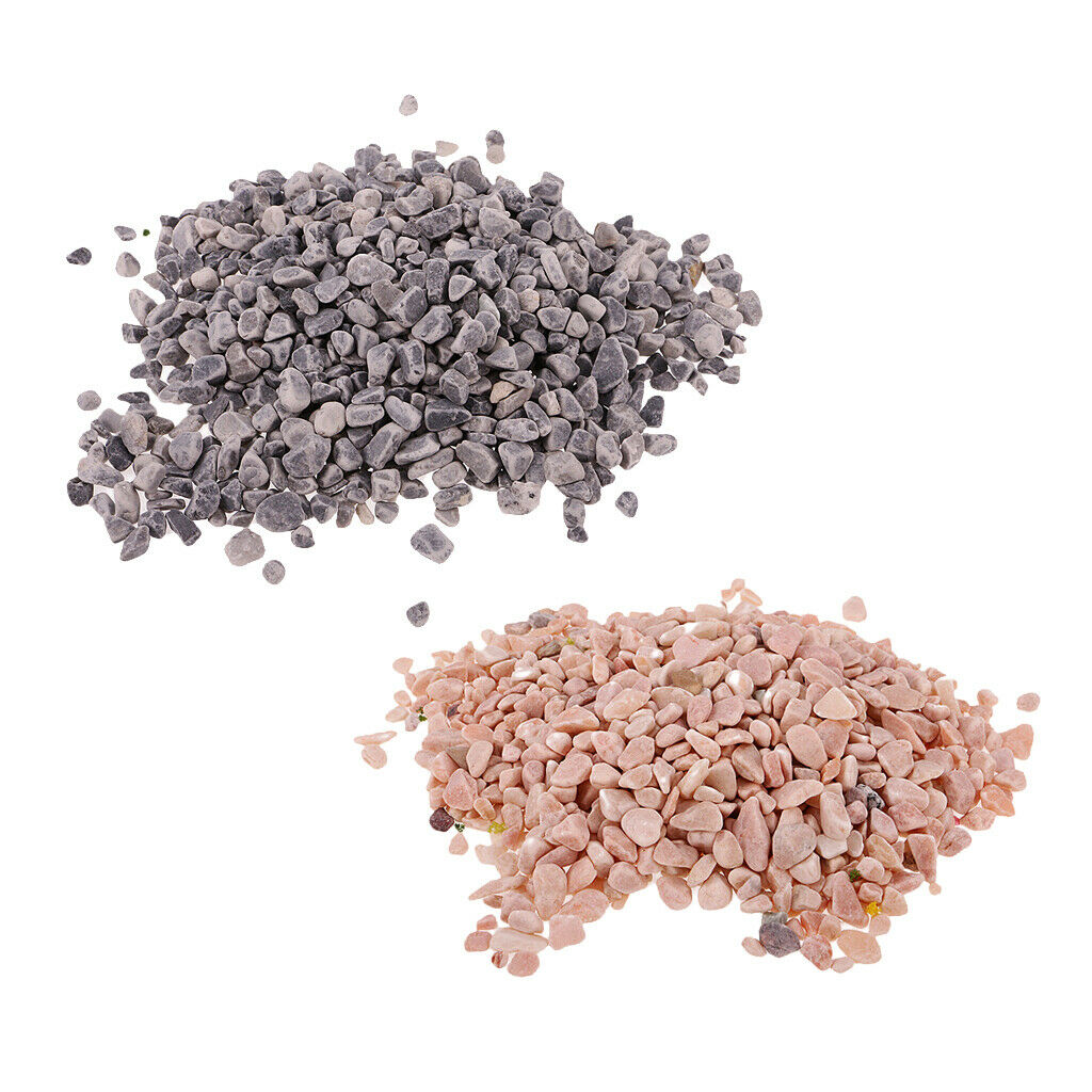 2Pack Decorative Stone & Aggregates for Train Railway Scenery DIY Table Sand