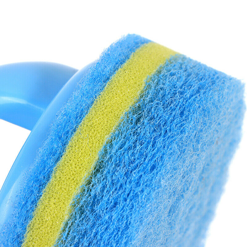 Bathroom Kitchen Glass Wall Cleaning Brush Plastic Handle Sponge Cleaning ToFCA