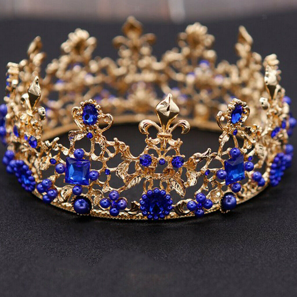 Wedding Rhinestones Tiara Queen Princess Crown Bridal Hairpieces Hairdress