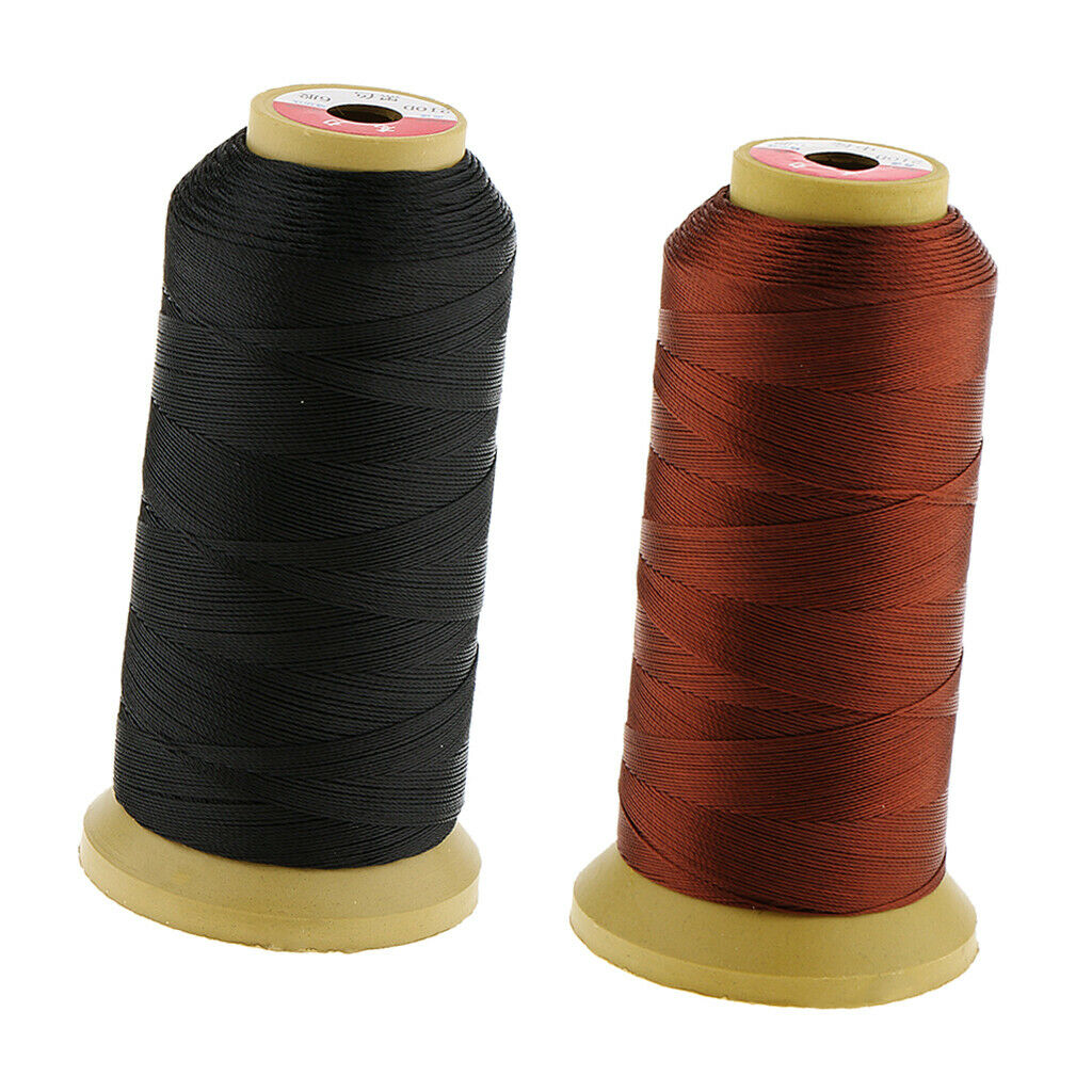 2pcs Hair Sewing Thread Sewing Bangs Thread Hair Extension Decor 0.4mm