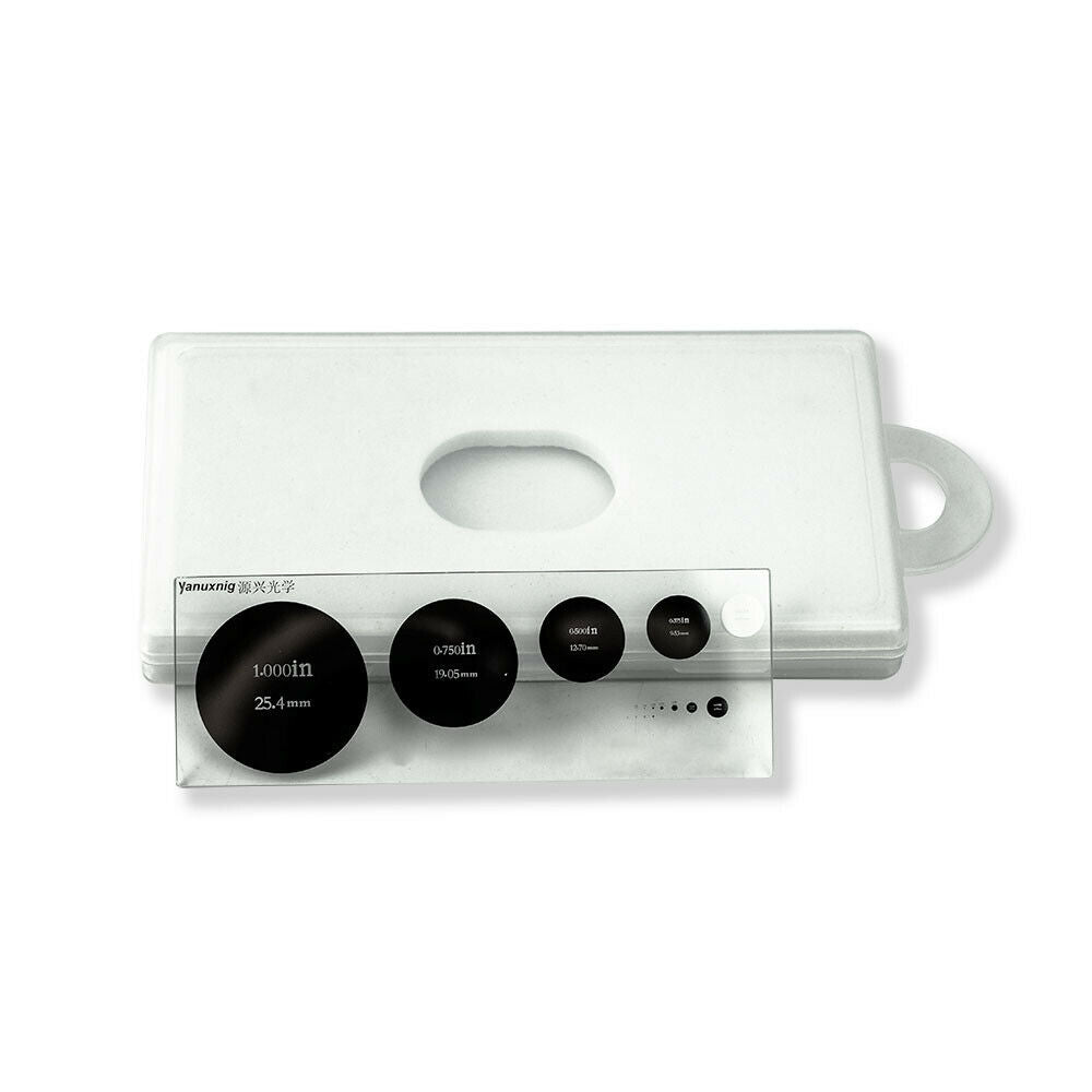 Circular Scale Microscope Stage Micrometer Calibration Slide Stage Graticules