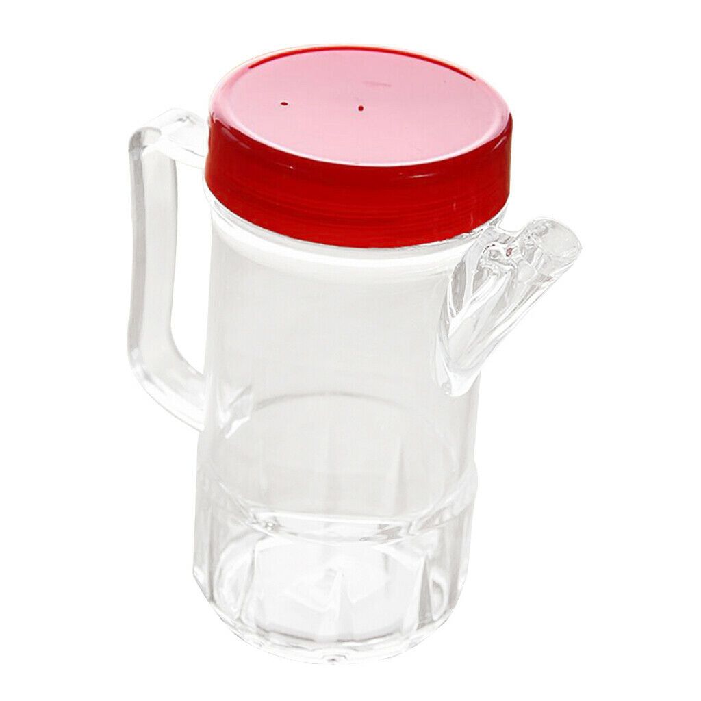 2 Piece Oil Vinegar Crusher Acrylic Bottles with