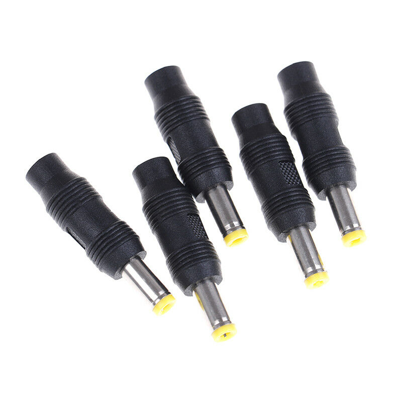 5X DC power 3.5mm x1.35mm female jack to 5.5x2.1mm male plug adapter connecto WF