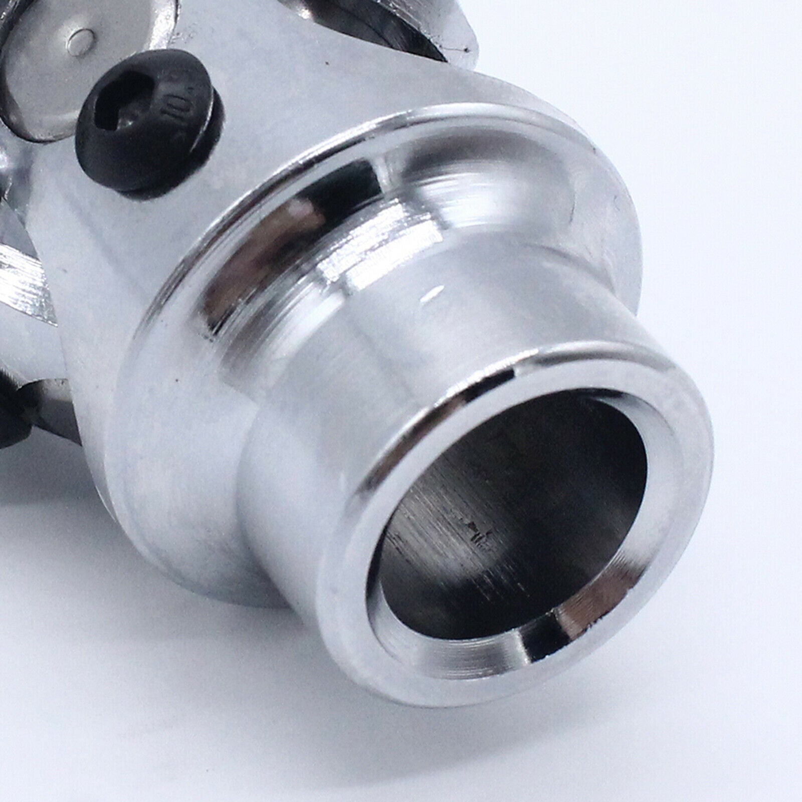 Car Chrome Round Single Steering Shaft 3/4"-36 Spline 3/4" DD 1x Replacement