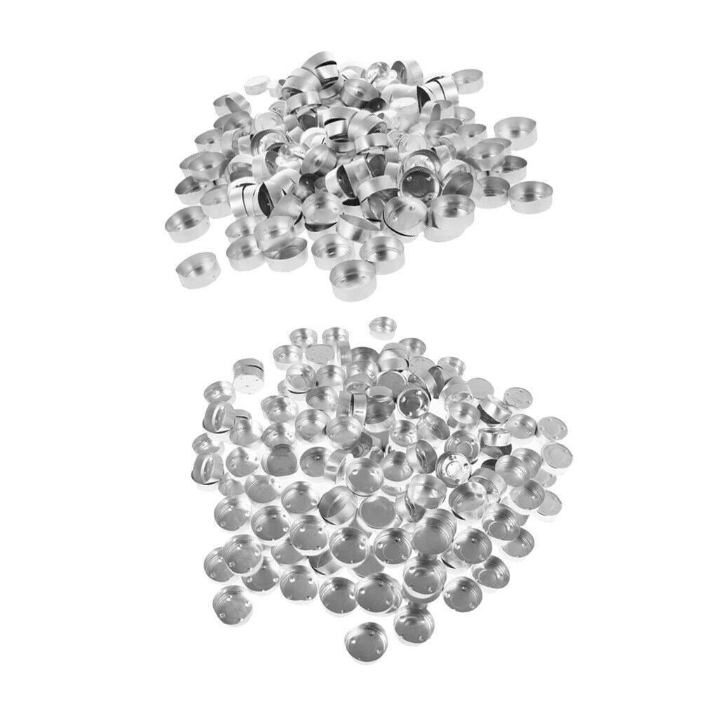 Pack of 400 Tealight Cups Bulk Aluminum Tealight Cans Tealight Empty
