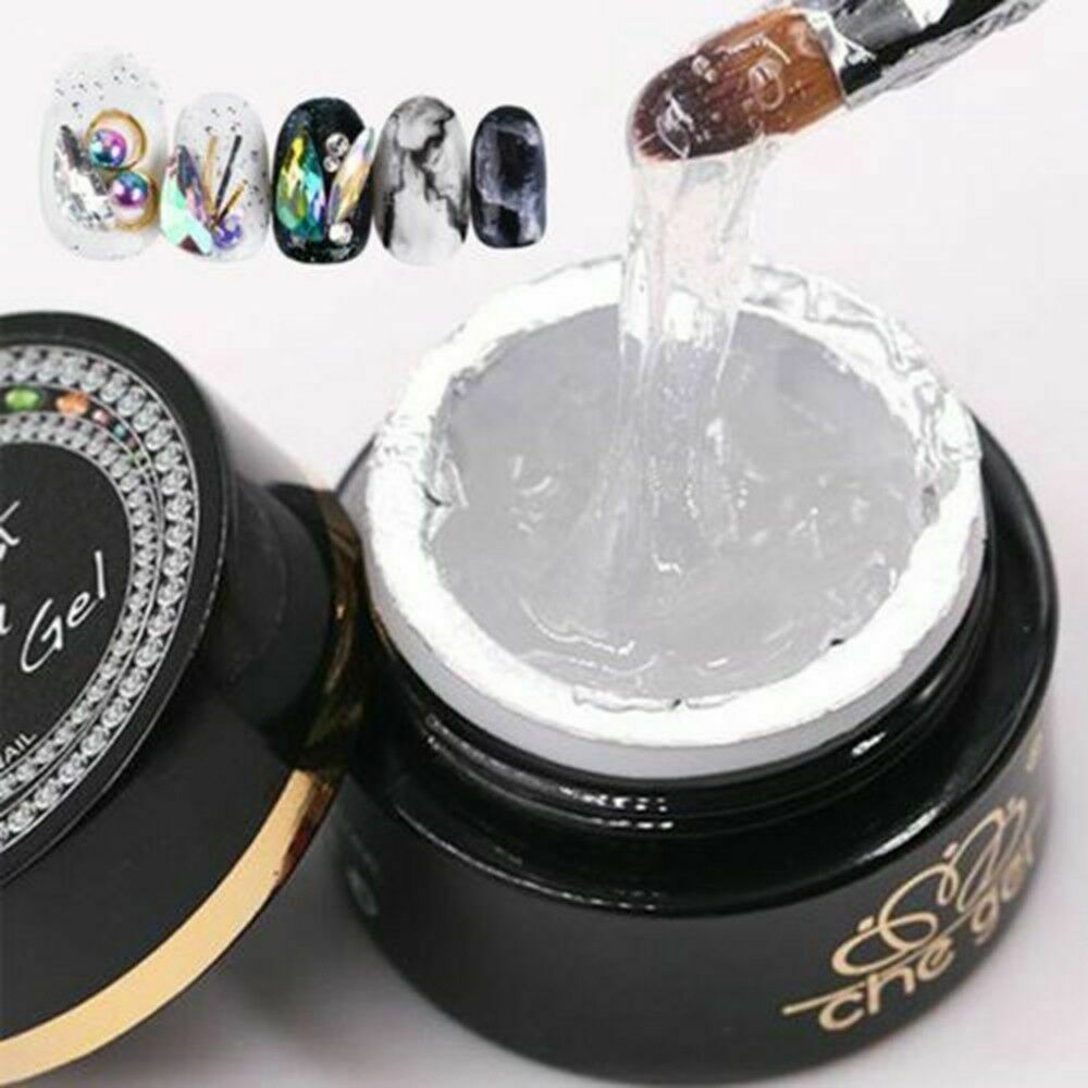 DIY Nail Art Rhinestones Gel Glue UV Adhesives Sticky Diamond Crystal Nail Decor
