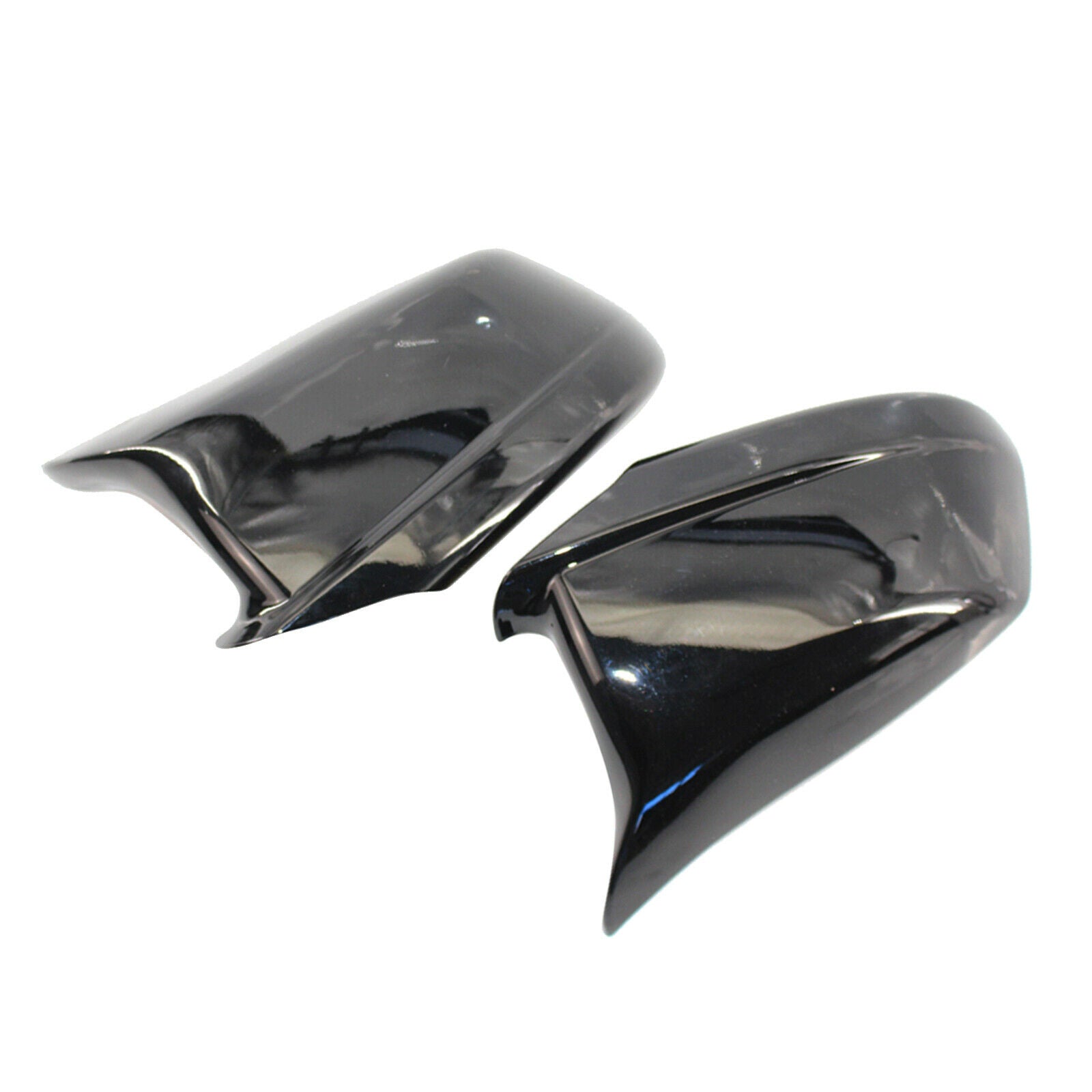 1Pair Side Rearview Wing Mirror Cover Trim Replace For BMW 5Series F10 11-13