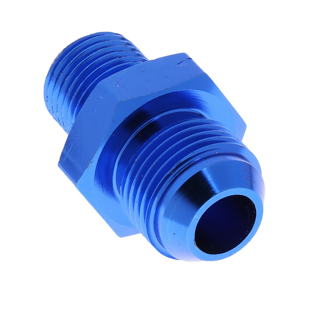 2 Pieces Universal Oil Cooler Fuel Line Hose Adapter Connector AN8-M16x1.5