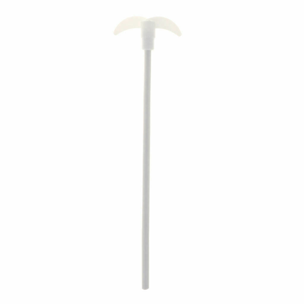 250mm PTFE Stirring Rod Overhead Stirrer Mixer Shaft w/ 65mm Dia Foldable Paddle