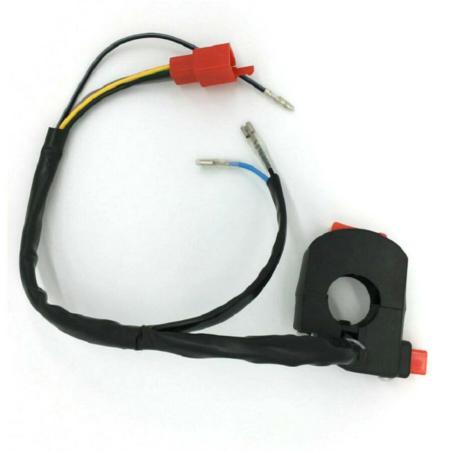 1x Universal 7/8" Motorcycle Handlebar Control Ignition Kill Start ON OFF Switch
