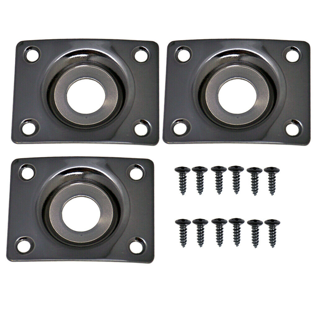 1 Set Electric Guitar Humbucker Pickup Bridge With Socket Plates