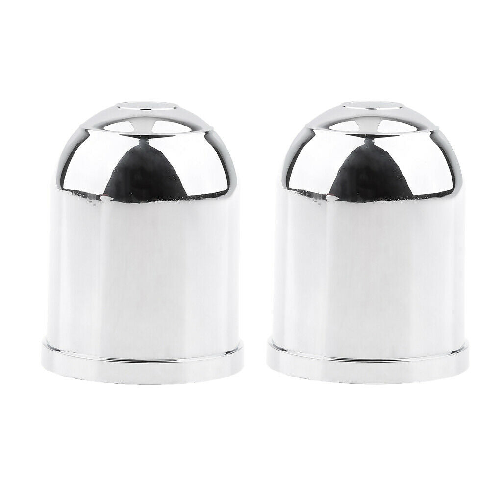Dual Car Trailer Camper Tow Bar Ball Protective Cover 50mm Cap Chrome