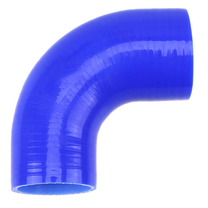 90 Degree Silicone Elbow Pipe Intercooler Hose Coupler 51-57mm Blue
