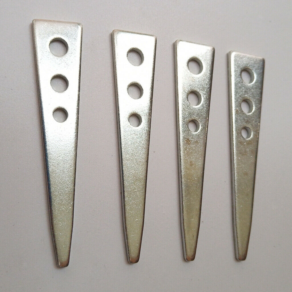 Set Of 4 Metal Hammers In Vine Eyes