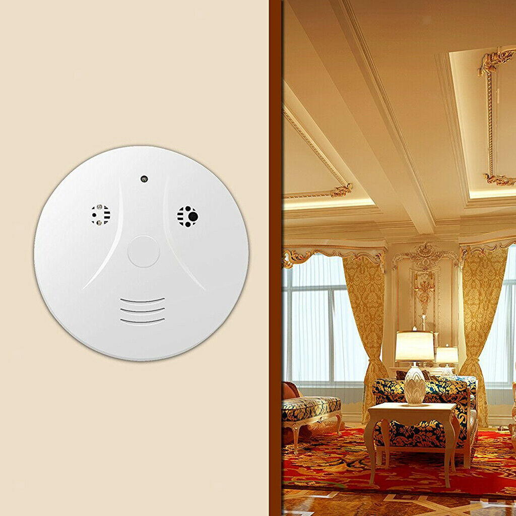 Round Plate Camera Wifi Audio Cam for Nanny Office Security Built-in Battery