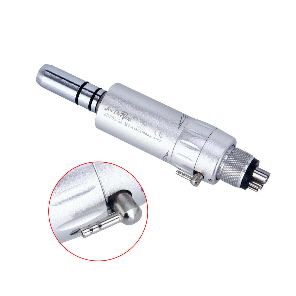 1 PC NSK Style Dental 2 Holes Low Speed Handpiece E-type Air Motor EX-203C M4S