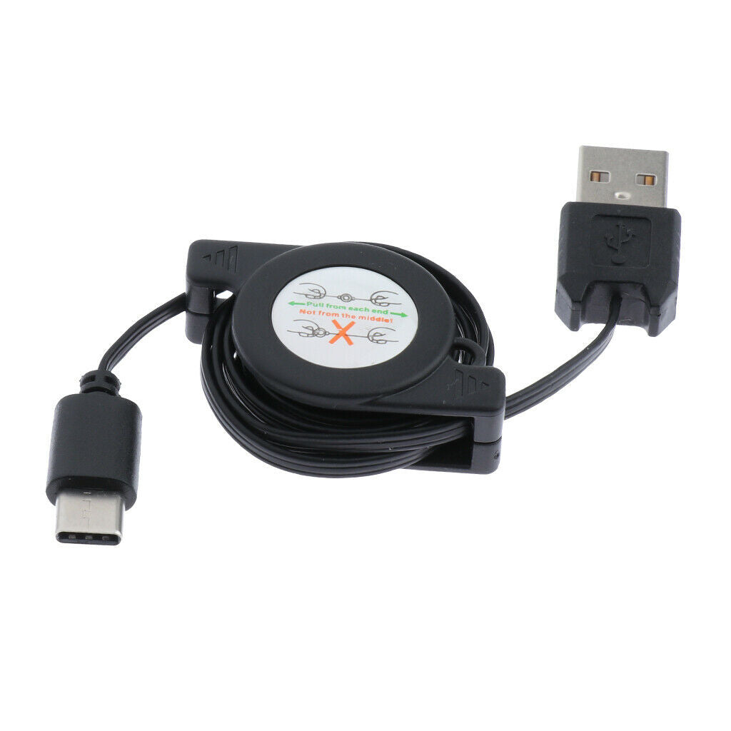 USB Type-C Cable, Retractable Cable, Data Sync