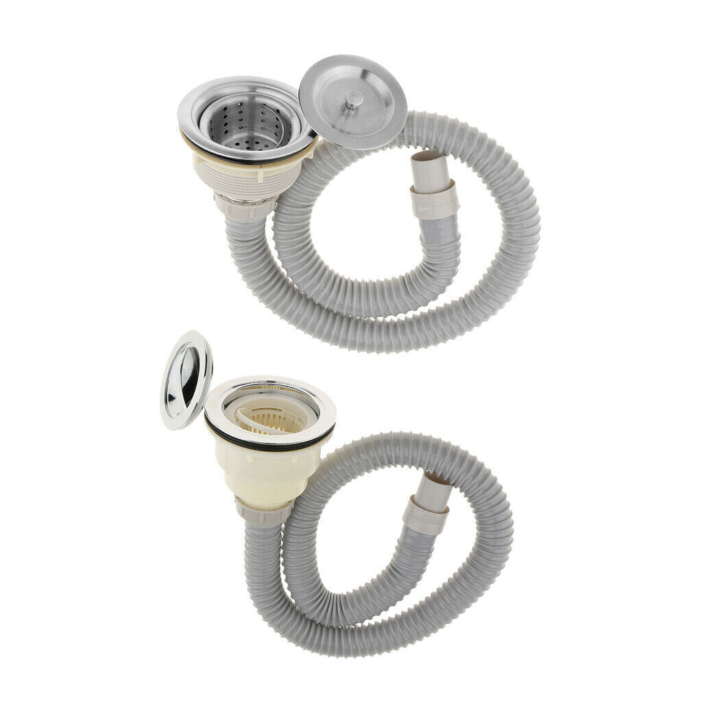 Backwash Strainer with Flexible Plastic Pipe Assembly for Salon Kitchen