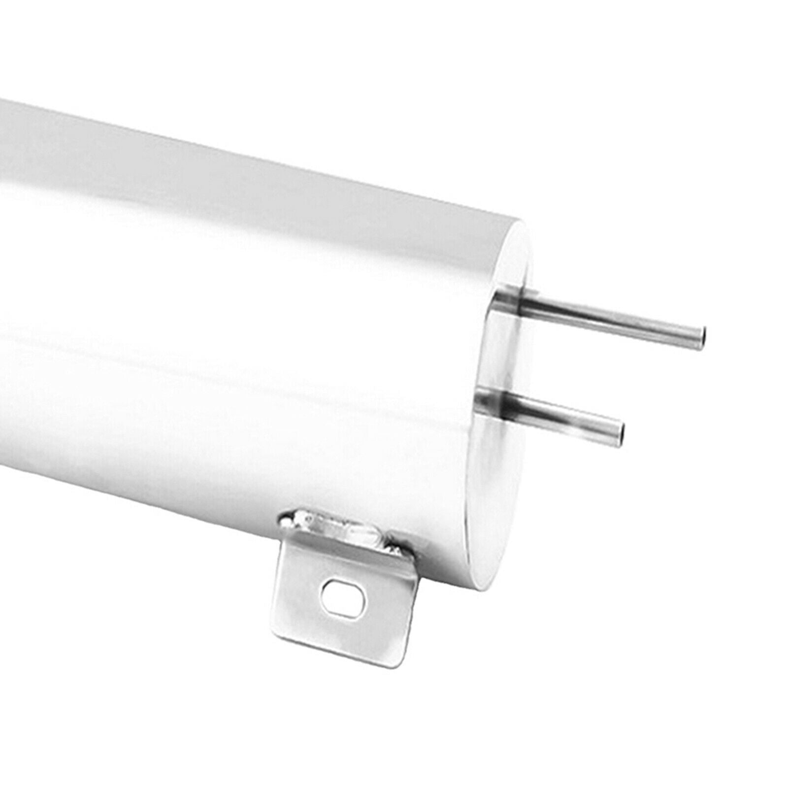 32OZ Radiator Coolant Overflow Puke Tank Polished Stainless Steel 3"×10"