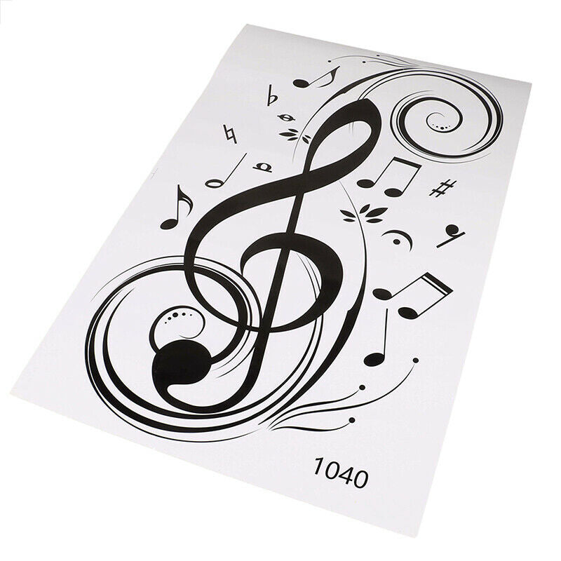 Music Wall Stickers DIY Musical Note Home Decor Wall Decals Kids Room Home  BDA
