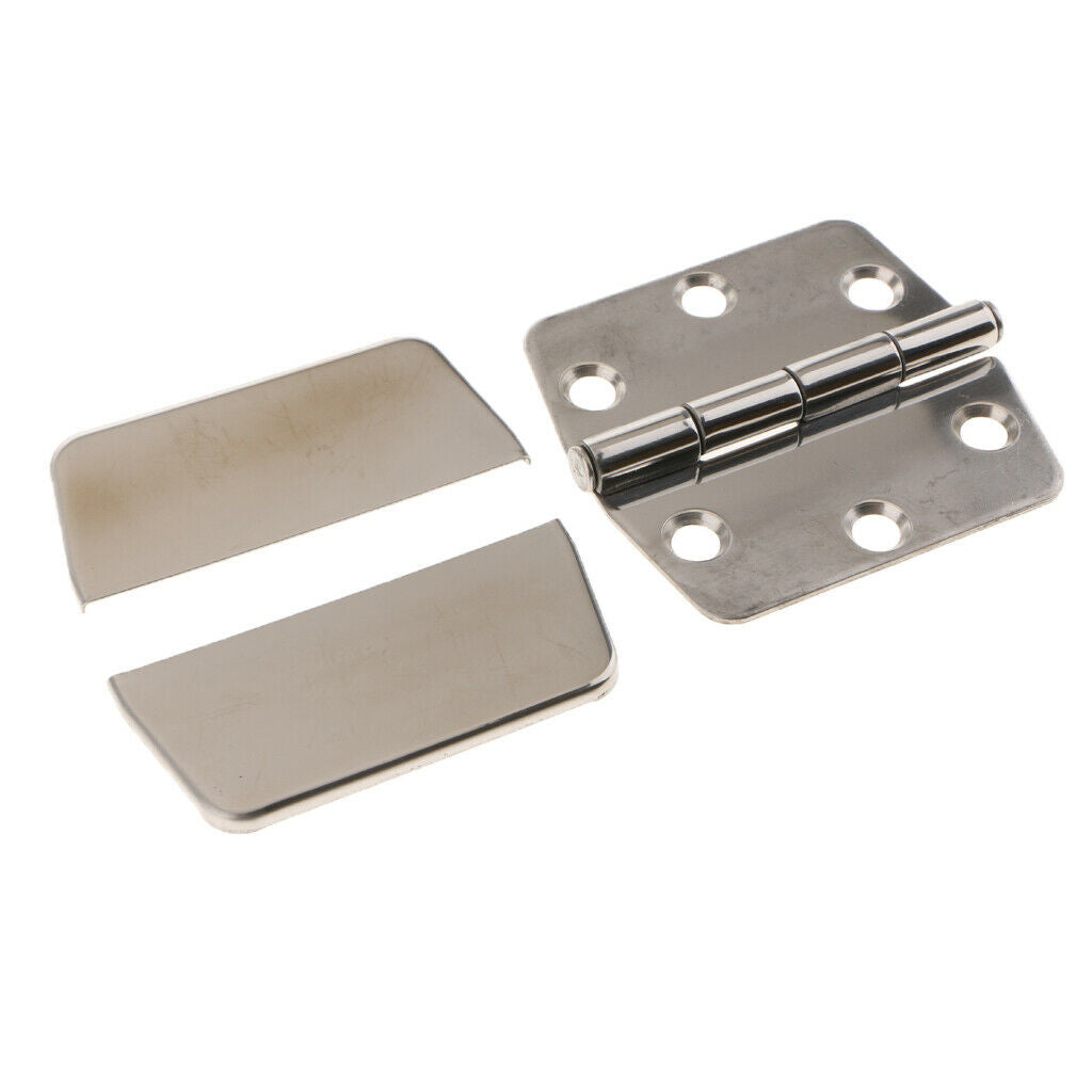 Stainless Steel Door Hinge Hardware 3.0" x 3.0" Marine Boat Hinge with Cover