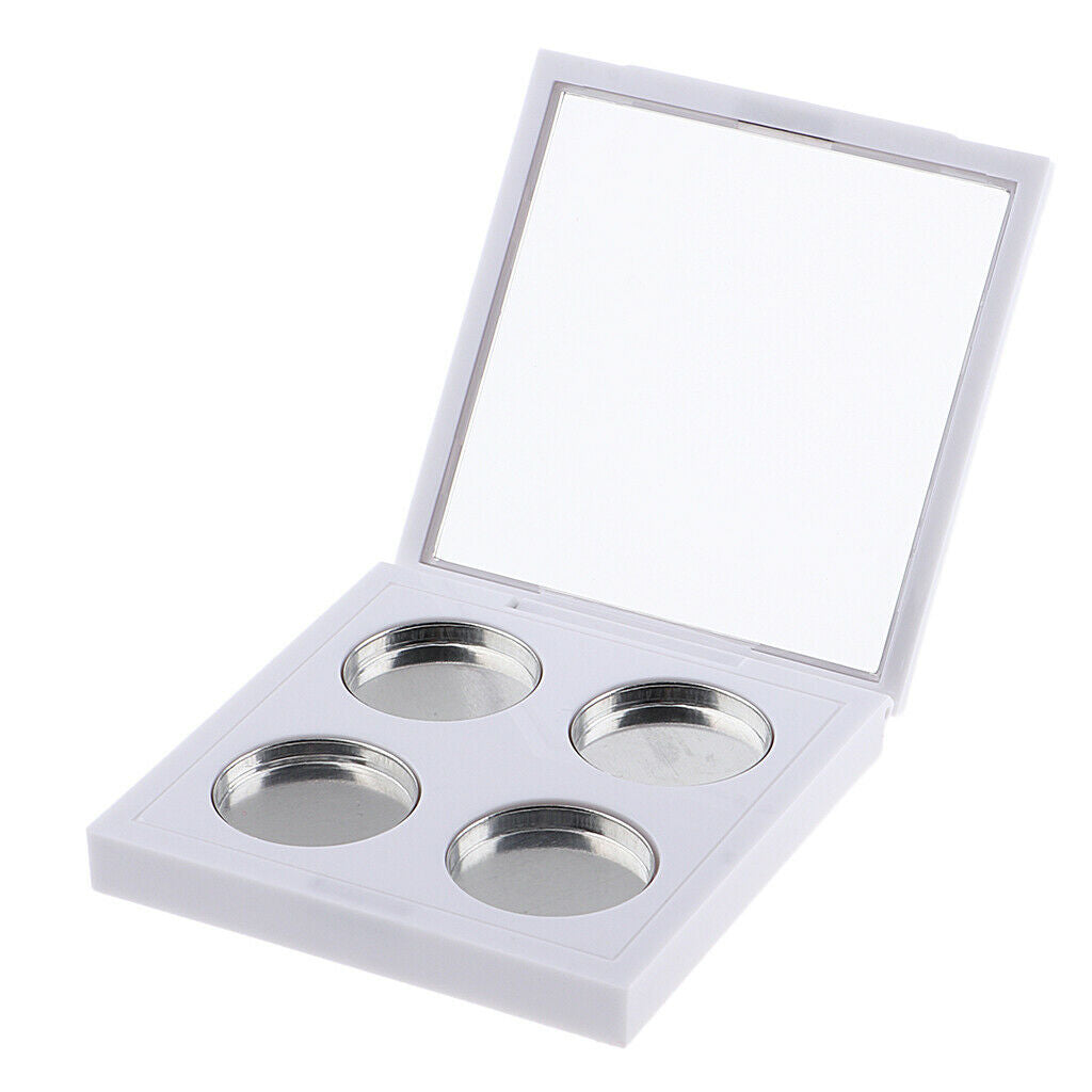 18x 4 Grids Empty Makeup Eyeshadow Palette Pressed Blush Powder DIY Case