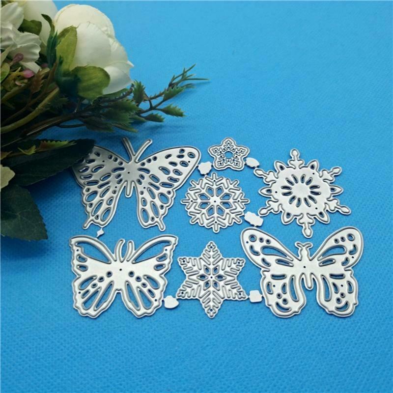 Snowflake Butterfly Metal Cutting Dies Stencil DIY Scrapbooking Album Paper Card