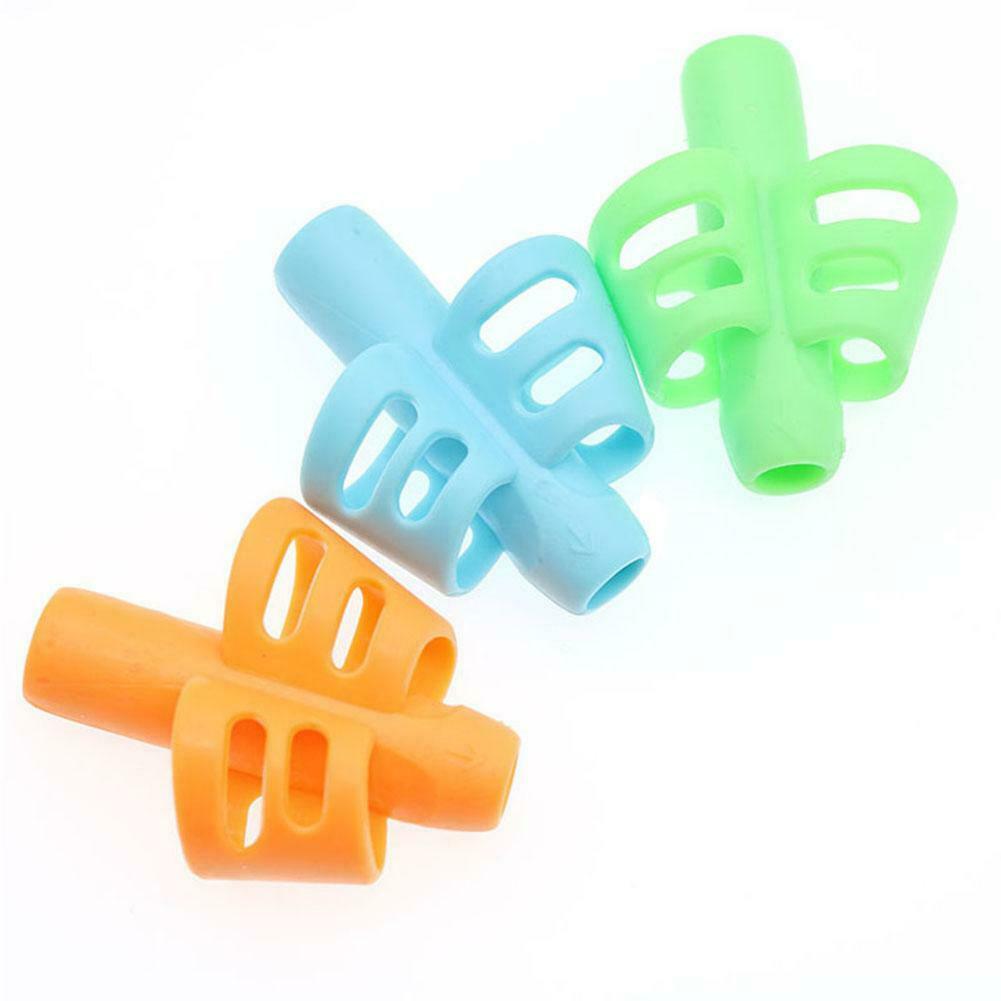 3pcs Kids Writing Pencil Holder Learning Pen Aid Grip Posture Correction Tool