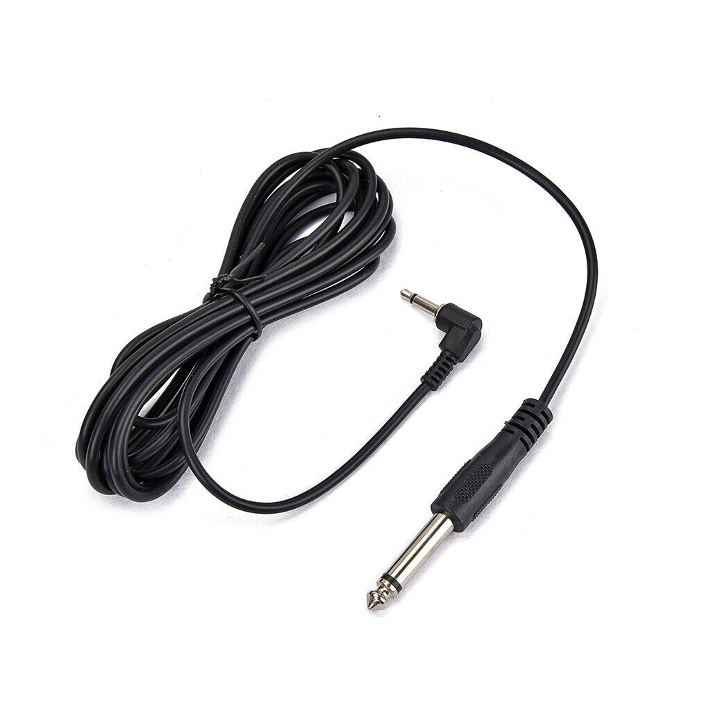 1 Pc Electric Guitar Cable Bass Instrument Cable Cord 6.35mm To 3.5mm