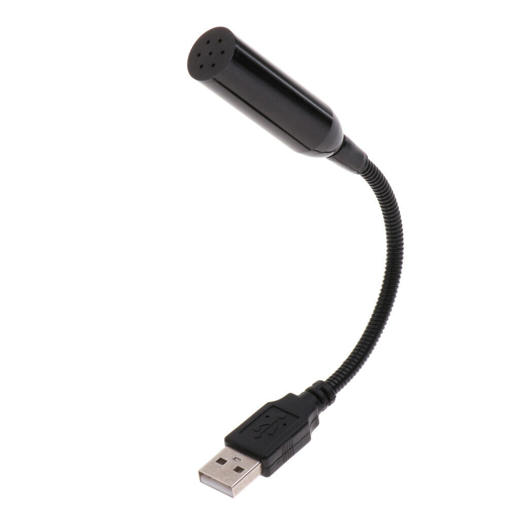 USB Cable Microphone Studio Audio Stereo Adjustable Laptop Mic for Chatting