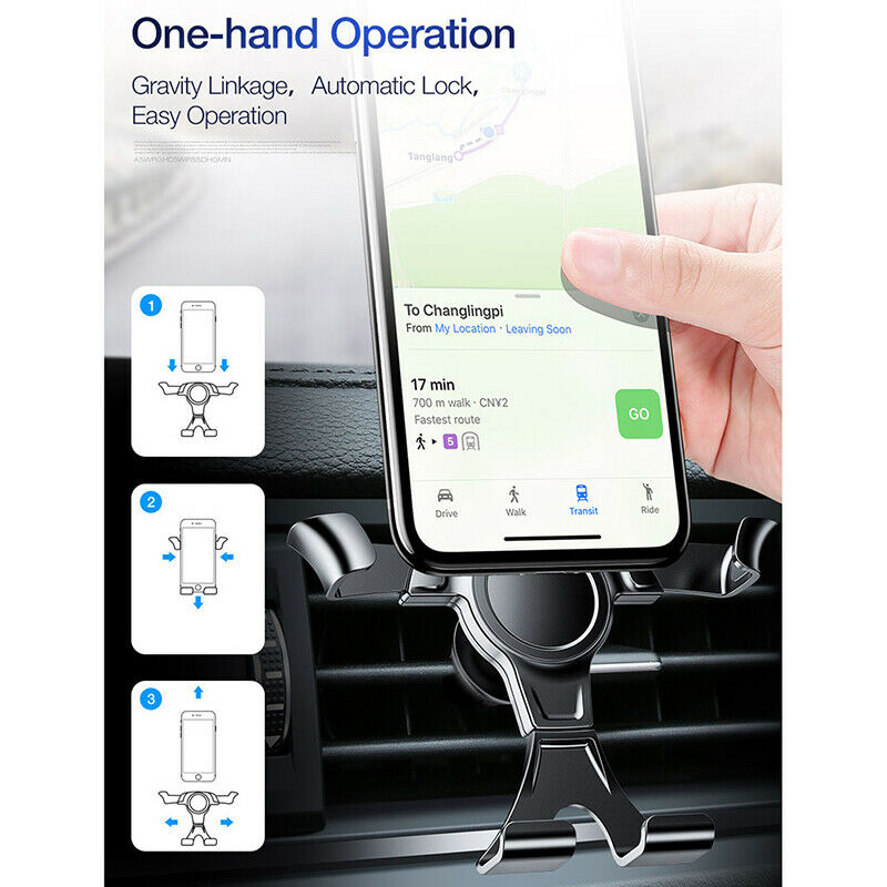 Universal Gravity Car Phone Holder Stand For Mobile Phone In Car Air Vent.l8