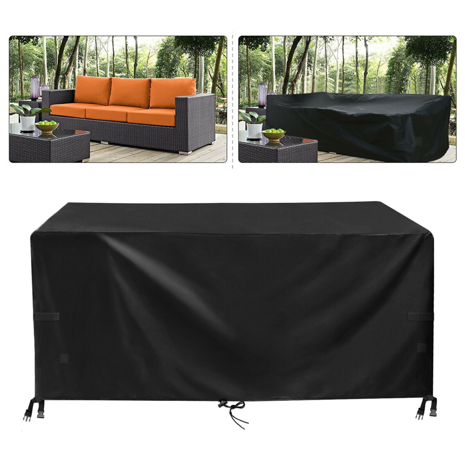 Furniture Dust Cover Waterproof Pool Table Cover for Patio Home Terrace