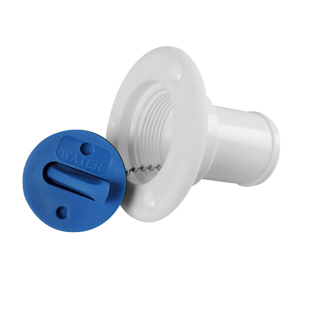 Boat WATER DECK FILLER for 38mm (1.1/2") White NYLON Marine Yacht Boat