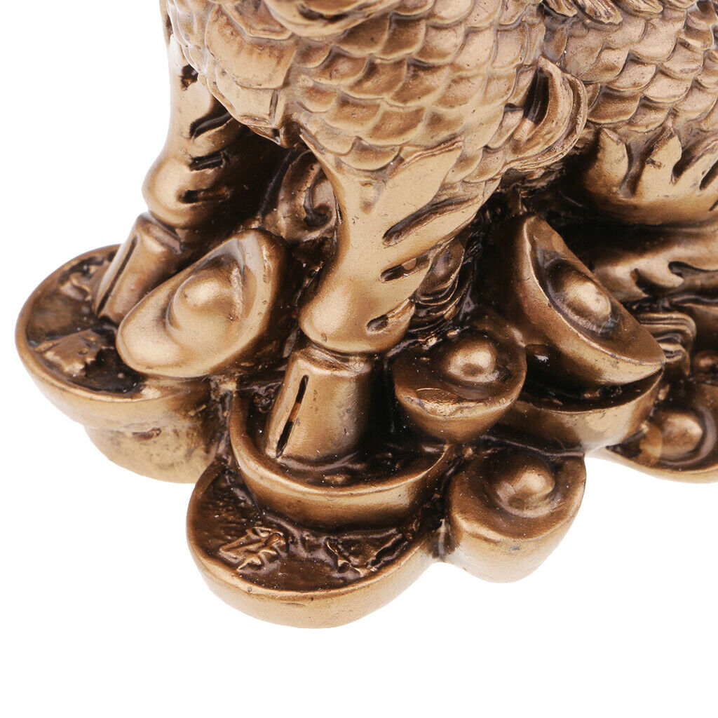 Two Lions Statues Art Decration Lion Sculpture Fengshui Arts Crafts