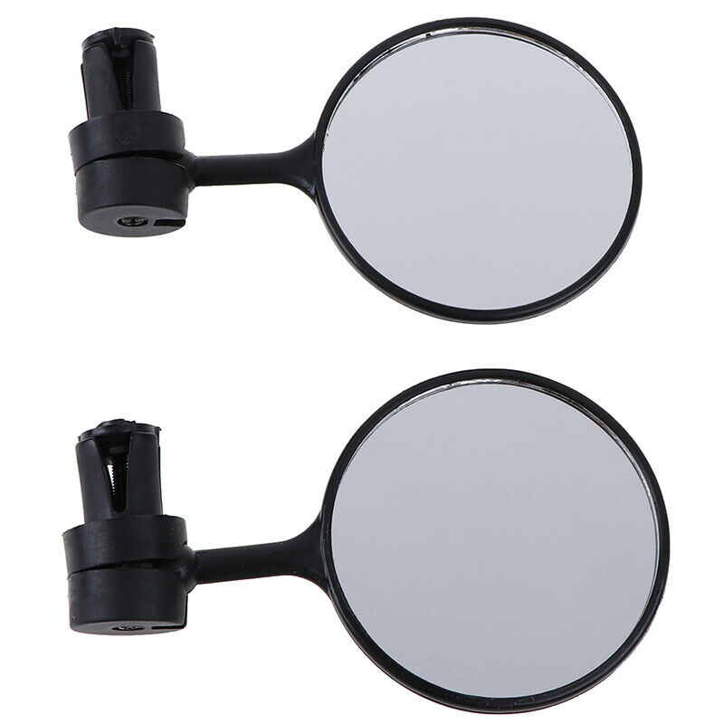 2 pcs/lot Universal Rotate Cycling Bike Handlebar Rear View Glass Adjust^.l8