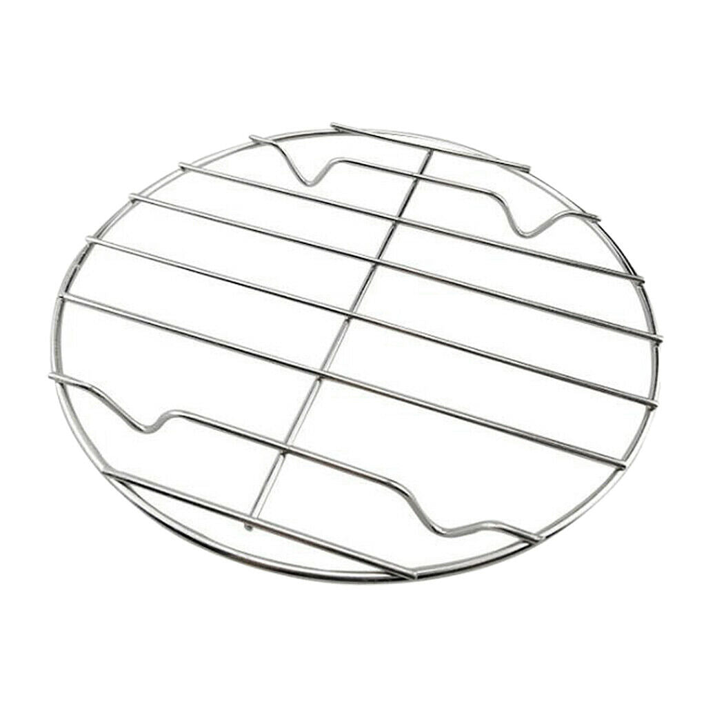 22cm Cooking Grill BBQ Grates Charcoal Gas For Outdoor Camping,Round