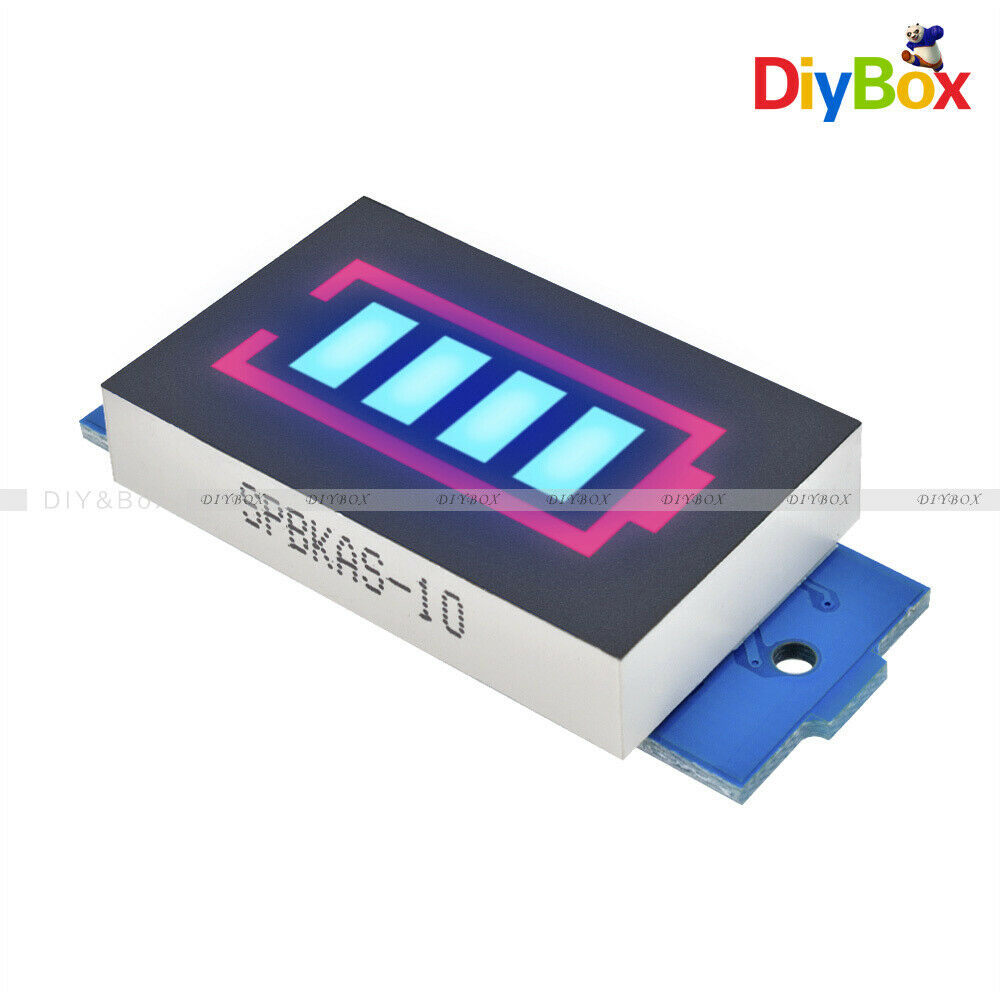 12.6V Blue Display Power Tester 3S Lithium Battery Capacity Indicator Module