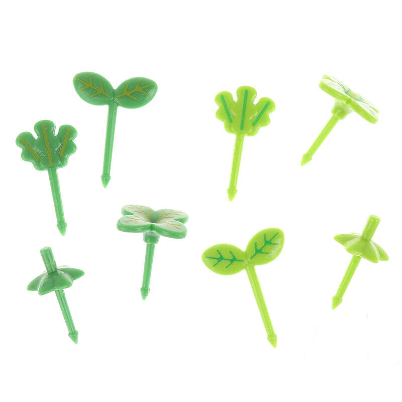 8pcs Fruit Vork Tandenstoker Bladeren Salade Tiny Vork Mini Cake Picks Voor kiCH
