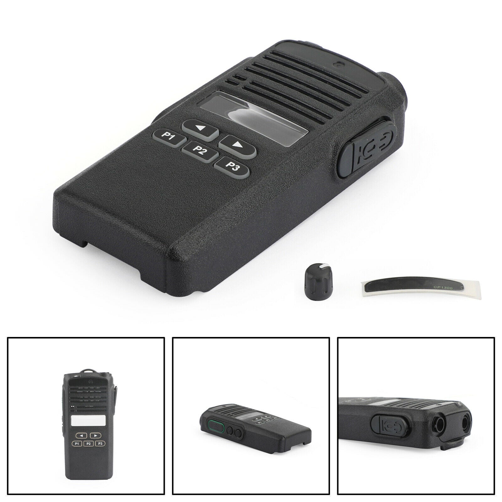 Housing Case Front Cover Shell Surface+Volume Channel Knob Fit For CP1300 CP1308