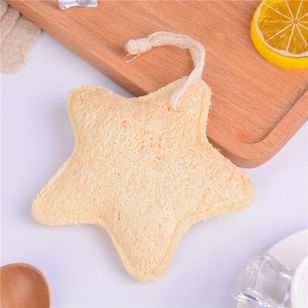 Star Loofah Luffa Loofa Bath Shower Washing Body Pot Sponge Cleaning Suppl.l8