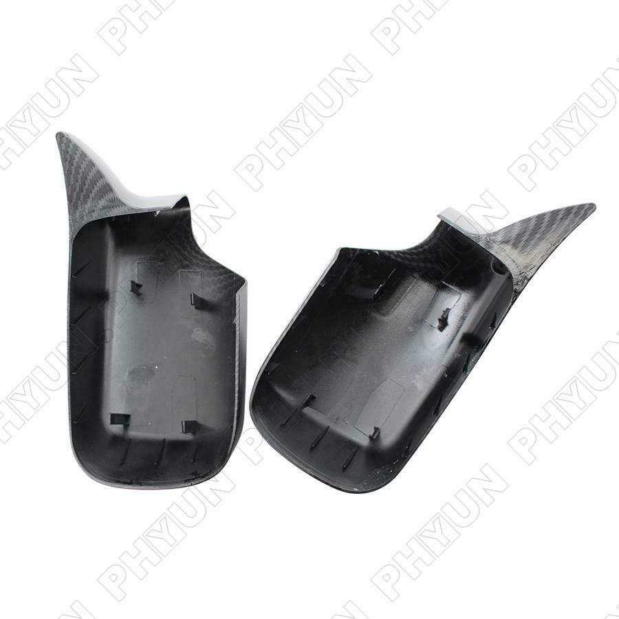 For 1998-05 BMW E46 Hatchback Sedan Touring Side Mirror Covers Carbon Fiber Look