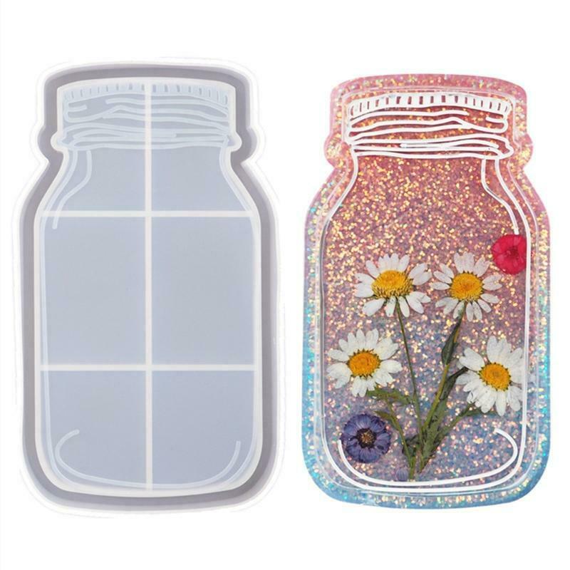 Bottle Tray Scented Candle Tray Silicone Mold for DIY Crafts Making Home Decor