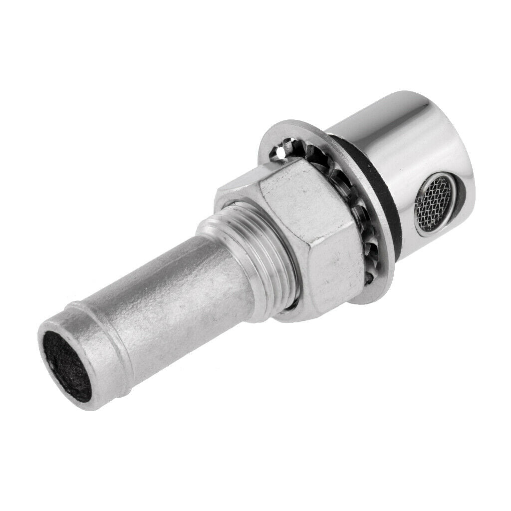 Boat Accessories Stainless Steel Straight Fuel Breather Vent 5/8" (15mm)