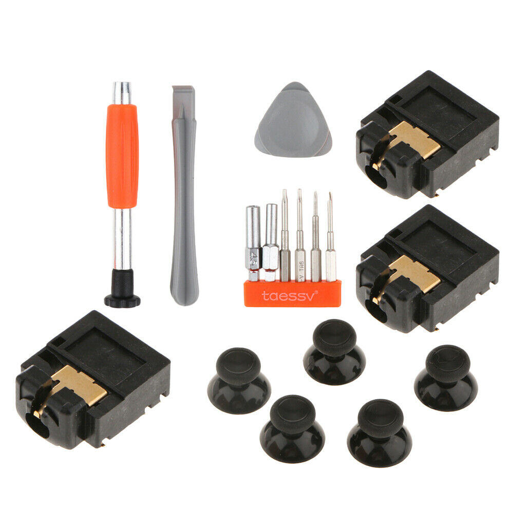 Screwdriver Set + 3.5mm Headset Audio Jack +Thumb Stick   Joystick Cover