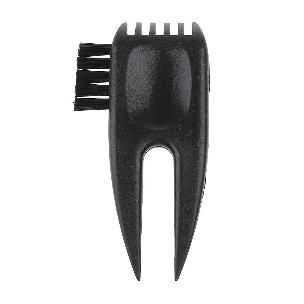 2X MagiDeal 2 in 1 Golf Divot Tool with Club Cleaning Brush Club Groove Cleaner