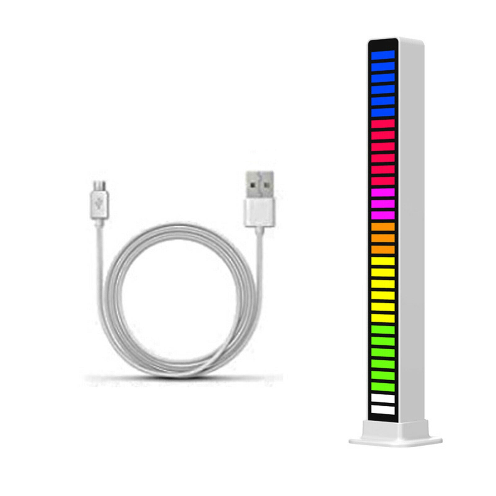 RGB Voice-Activated Pickup Rhythm Light LED Colorful Home Atmosphere Lamps
