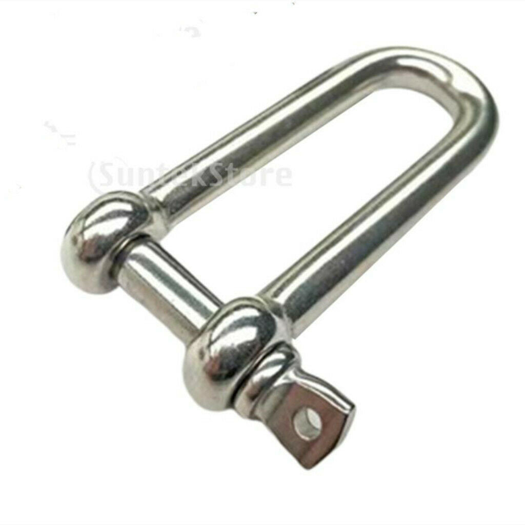12mm D  Bow Shackle Screw Pin Pin Sleeve Sleeve Jeep Rig, 304 Stainless Steel