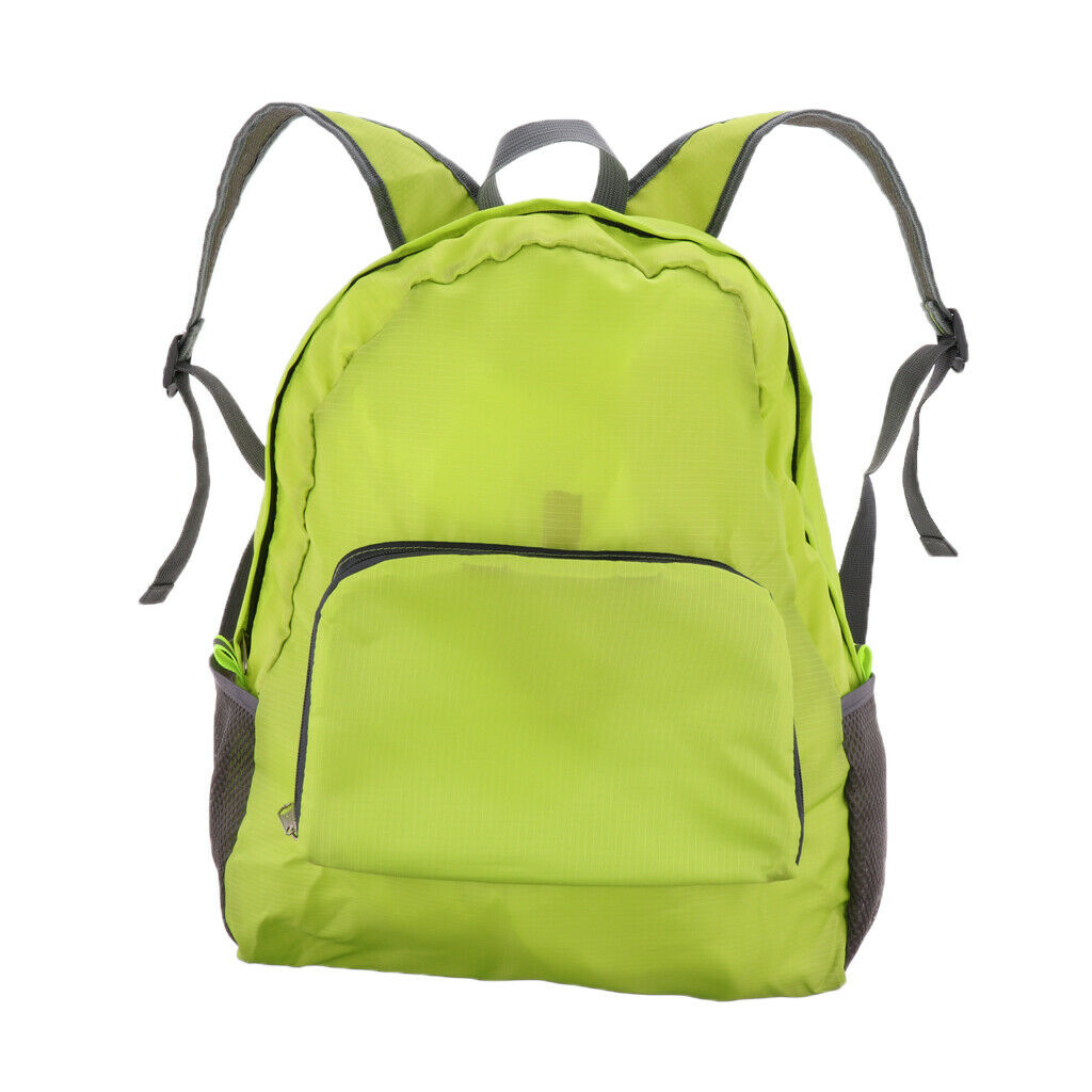 Women Folding Backpack Packable Light Travel Bag Daypack Bookbag green