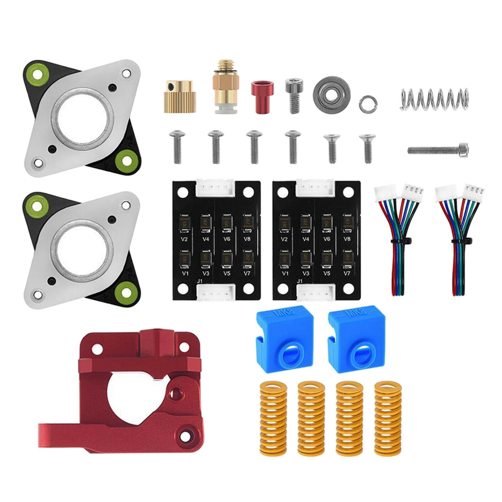 MK8 Extruder Upgrade Kit Spring Stepper Dampers for CR10 Ender3 CR-10 for the